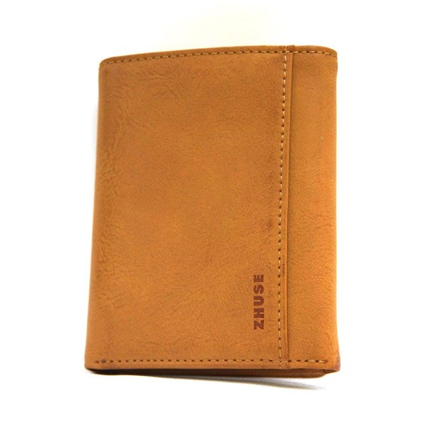 GO Wallet- Smart Wallet with Power Bank, Light Brown