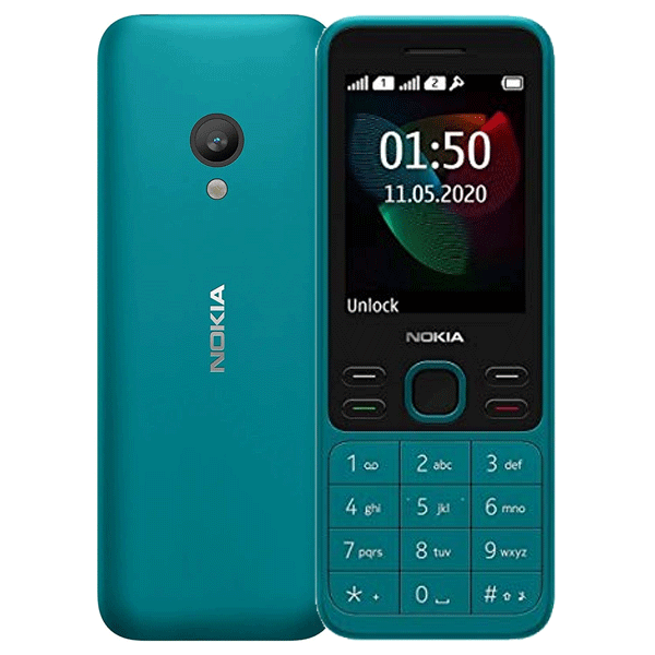 Nokia 150 Ta-1235 Dual Sim Gcc Cyan Blue