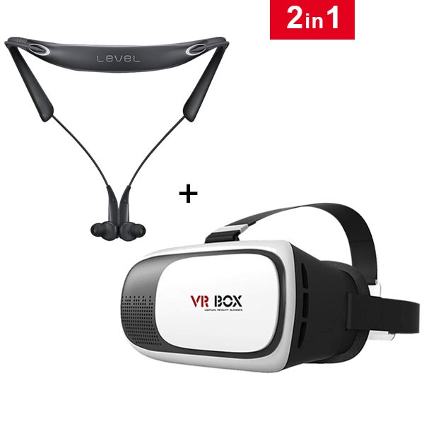 2 In 1 combo- VR Box and Level U Wireless Headphone