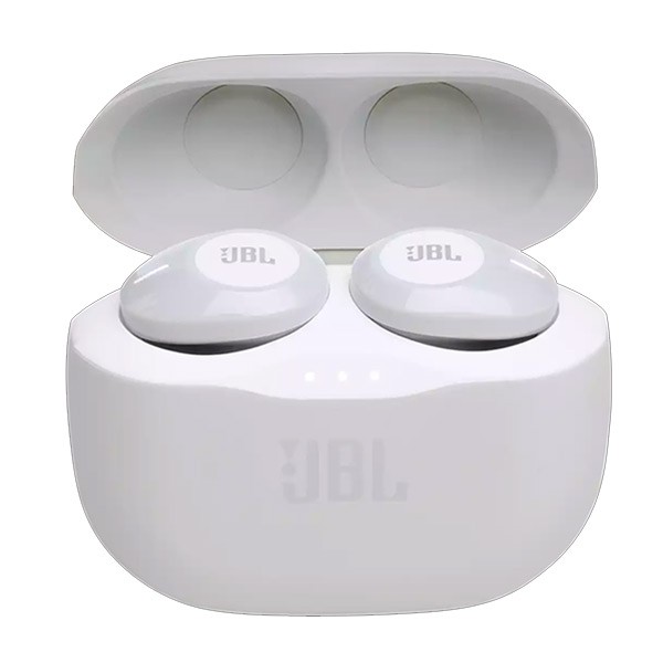JBL Tune 120TWS True Wireless in Ear Headphones with 16 Hours Playtime, Stereo Calls And Quick Charge (White)