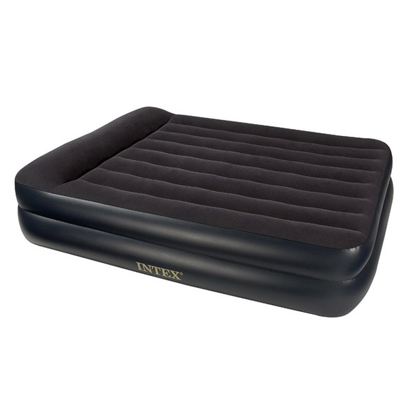 Intex 64124 Queen Pillow Rest Raised Airbed with Built-in Electric Pump