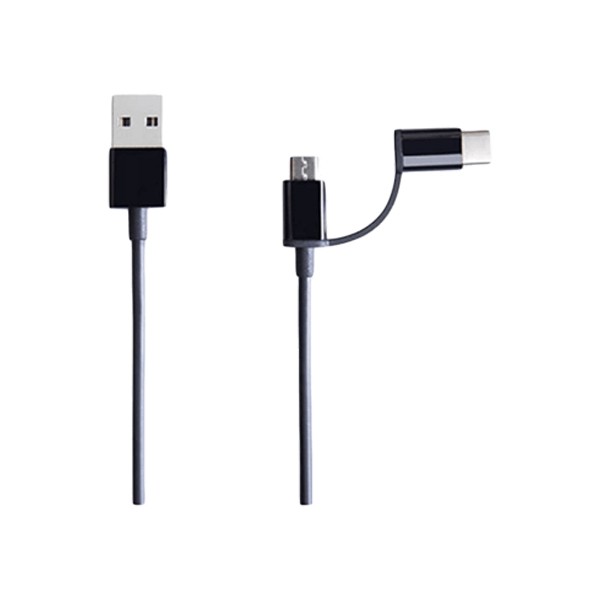 Mi 2 In 1 USB Cable Micro USB To Type C 30Cm MI 2IN1 USB 30M