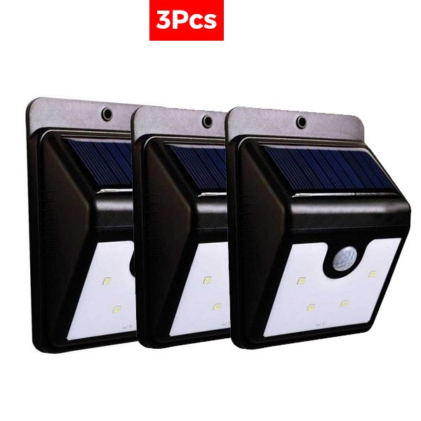 3Pcs Ever Bright Solar Power LED Light Outdoor 