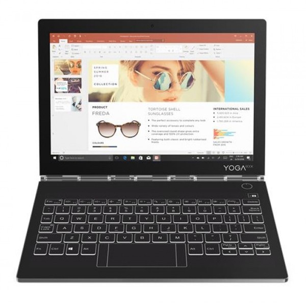 Lenovo Notebook Yoga YB-J912F 10.8 Inch 4GB Ram 256GB HDD Core i5-7Y54 Integrated Intel HD Graphics 615 Windows 10 Iron Grey (ZA3S0084AE)