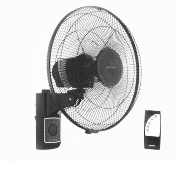 Krypton KNF5242 16 Inches Wall Fan with Remote Black