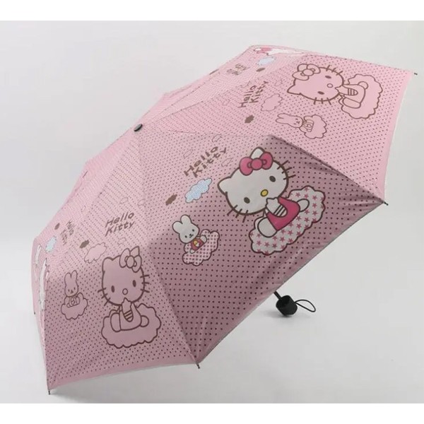 Hello Kitty Cute Folding Sun Umbrella