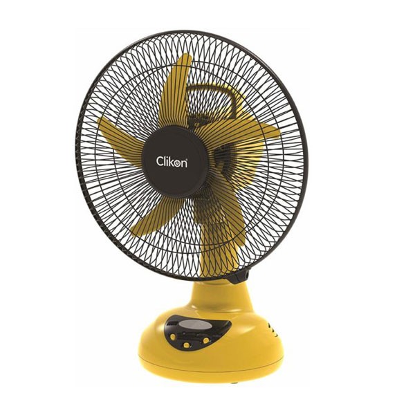 Clikon CK2360 12-Inch Rechargeable Fan