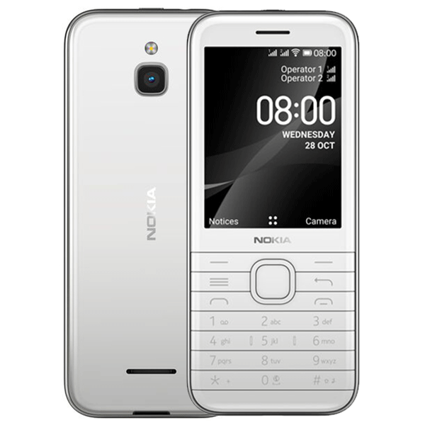 Nokia 8000 4G Ta-1311 Dual Sim Gcc White