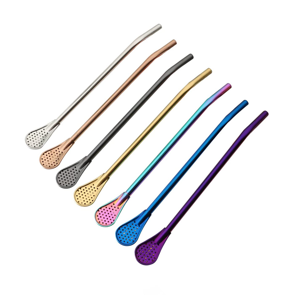 Stainless Steel Straw Spoon 