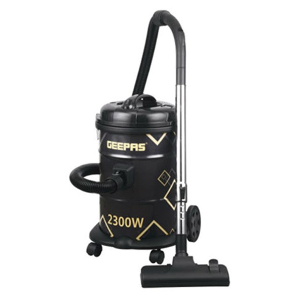 Geepas GVC2598 Cast Iron Drum Vacuum Cleaner 21L 
