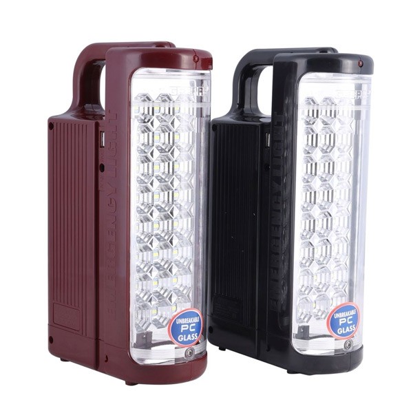 Geepas GE5566 2 IN 1 Rechargeable LED Emergency Lantern 24 pcs LEDs, 100 Hours Working