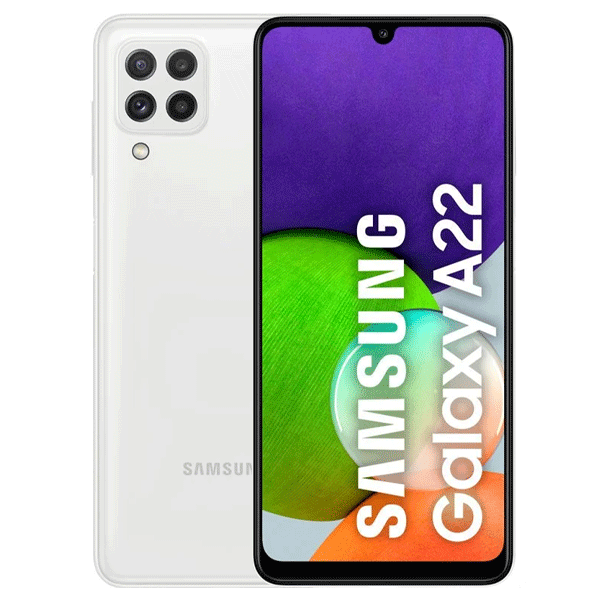 Samsung A22 SM-A225 4G & 128GB Storage, White