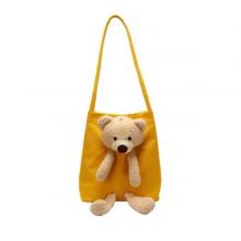 Autumn Bear Canvas Bag-LSP