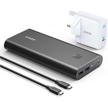 Anker B1376V11 PowerCore+ 26800mAh PD 45W with 60W PD Charger for USB C Laptops MacBook Air/Pro/Dell XPS/iPad Pro and More-LSP