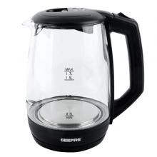 Geepas GK9901 Electric Glass Kettle 1.8 Liter, Black/Clear03