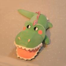 Cute Big Tooth Crocodile Plush Doll-LSP