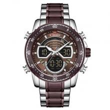 Naviforce Antoine Men Watch Silver Brown, NF9189-LSP