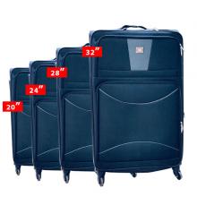 QTS Travelling Trolley 4pcs, Black-LSP