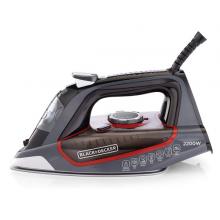 Black & Decker X2050-B5 Steam Iron Ceramic Soleplate, 2200W -LSP