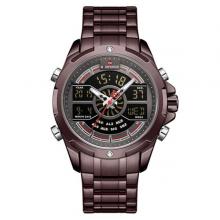 Naviforce Volcanic Men Steel Watch Brown, NF9170-LSP