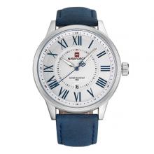 Naviforce 9126 Men Leather Strap Sports Watches Blue NF9126 -LSP