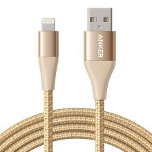 Anker A8453HB1 Powerline + II lightning (6ft) Golden03